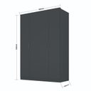 Ver imagem 4 de Guarda-roupa 4 Portas Mdf Ravi