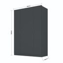 Ver imagem 4 de Guarda-roupa 4 Portas Mdf Ravi