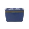 Caixa Térmica Cooler 65l Porta Copos Azul - 6