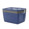Caixa Térmica Cooler 65l Porta Copos Azul - 1