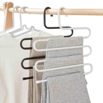 Cabide P/ Calças em Inox com 5 Divisórias Multi - 1