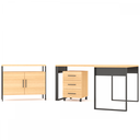 Ver imagem 3 de Conjunto Home Office 3 Peças 100% Mdf Pratice - Pradel
