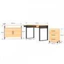Ver imagem 4 de Conjunto Home Office 3 Peças 100% Mdf Pratice - Pradel