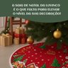 Saia Tapete Base Árvore de Natal Modelo 3 Decoração Papai Noel Enfeite Natalino Luxo Luvinco - 10
