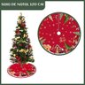 Saia Tapete Base Árvore de Natal Modelo 3 Decoração Papai Noel Enfeite Natalino Luxo Luvinco - 2