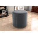 Ver imagem 2 de Puff Decorativo Sala Descando Copenhage Premium Veludo Cinza Matrix