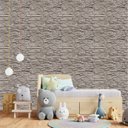 Ver imagem 3 de Papel de parede infantil tijolinho corrido sala quarto escritório M² PP111