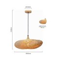 Ver imagem 3 de Pendente Regia 420 Fibra de Bambu 1xe27 G-light