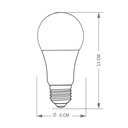 Ver imagem 3 de Kit 10 Lâmpadas Led Bulbo TKL 15W Taschibra E27 Bivolt 3000K Luz Quente