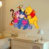 Adesivo de Parede Infantil Ursinho Pooh e sua turma-Pequeno 54x45cm - 1