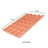 Kit com 20 Telhas Pvc Colonial 88x230cm Lux Telhas - 2