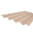 Ver imagem 1 de Kit com 5 Telhas Pvc Colonial 88x230cm Lux Telhas