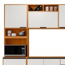 Ver imagem 5 de Armário de Cozinha Cp04 260cm Nala Freijó Uv/off Acetinado Z44 - Mpozenato