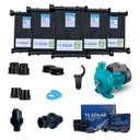 Ver imagem 1 de Kit Aquecedor Solar Piscina 24placas 3mt+bomba+valvs+cdt