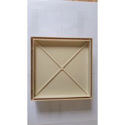 Ralo Invisível Sifonado 15x15 Bege Banheiro modelo Porcelanato Colar Piso - Ficone Reis - 4