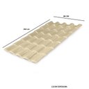 Ver imagem 2 de Kit com 10 Telhas Pvc Colonial 88x262cm Lux Telhas