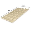 Ver imagem 2 de Kit com 20 Telhas Pvc Colonial 88x262cm Lux Telhas