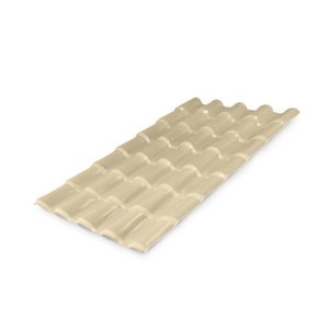 Kit com 20 Telhas Pvc Colonial 88x262cm Lux Telhas