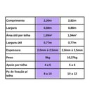 Ver imagem 3 de Kit com 5 Telhas Pvc Colonial 88x230cm Lux Telhas