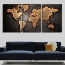 Ver imagem 1 de Quadros Decorativos Mapa Mundi 120 X 60 Cm