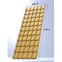 Ver imagem 2 de Kit 15 Telhas PVC Plan 1,98x0,88cm 6 Ondas Permatti