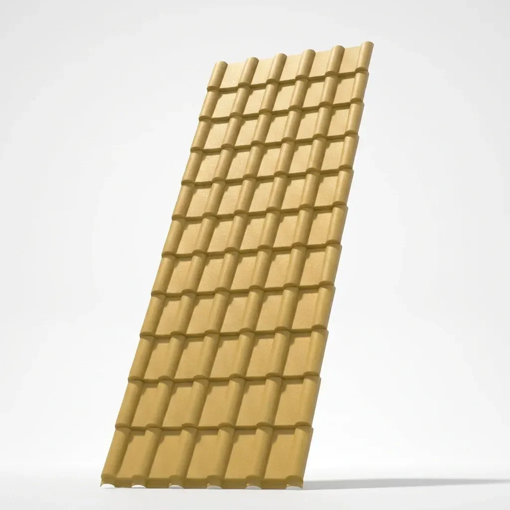 Ver imagem 2 de Kit 20 Telhas PVC Plan 1,98x0,88cm 6 Ondas Permatti