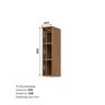 Armário Aéreo Nicho 20cm Yasmin Espresso Móveis - 4