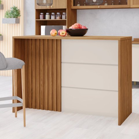 Bancada Gourmet Yasmin Espresso Móveis