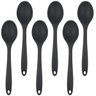 Colher de Silicone Preta Grande | 06 Un - 1