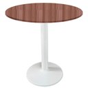 Ver imagem 1 de Mesa Zeta Ferro Branco 75 Cm (alt) Disco Redondo Tampo Mdp Redondo 70 Cm (larg) X 2,5 Cm (alt)