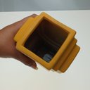 Ver imagem 5 de Vaso Opala 25x13x9cm Cerâmica Amarelo