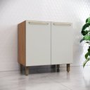 Ver imagem 2 de Balcão 2 Portas 800mm Yasmin Espresso Móveis