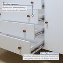 Ver imagem 3 de Cômoda 1 Porta 4 Gavetas Larissa