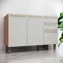 Ver imagem 2 de Balcão Pia 3 Portas 2 Gavetas Yasmin Espresso Móveis