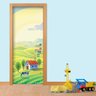 Adesivo de Porta - Paisagem Infantil 3 - 2