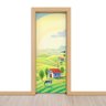 Adesivo de Porta - Paisagem Infantil 3 - 1