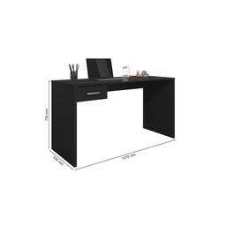 Mesa para Computador Escritório Home Office com Gaveta:preto - 3