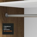 Ver mais imagens de Guarda-roupa Solteiro 2 Portas de Correr com Espelho 2 Gavetas Rustic Vivare Madesa