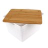 Caixa Organizadora com Tampa Bambu 18l - A\casa Caixa Organizadora com Tampa Bambu 35x22 - A\casa - 2