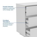 Ver imagem 7 de Escrivaninha em L ou Reta Oring 6 Gavetas 230cm CabeCasa MadeiraOriginals Branco e Itapuã