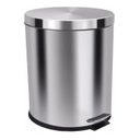Ver imagem 1 de Lixeira Com Pedal 30 Litros Aço Inox Cesto Interno Removível