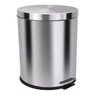 Lixeira Com Pedal 30 Litros Aço Inox Cesto Interno Removível - 1