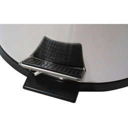 Lixeira Com Pedal 30 Litros Aço Inox Cesto Interno Removível - 3