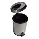 Ver imagem 6 de Lixeira Com Pedal 30 Litros Aço Inox Cesto Interno Removível