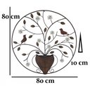 Ver imagem 7 de Painel De Arvore Mandala Com Vaso Em Ferro Rustico Decorativo Para Sala Libertas Rosas Artesanato Ro