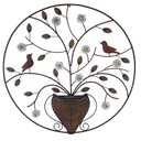 Ver imagem 6 de Painel De Arvore Mandala Com Vaso Em Ferro Rustico Decorativo Para Sala Libertas Rosas Artesanato Ro