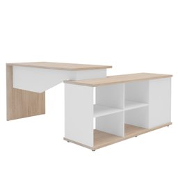 Mesa para Escritório Diretor em L 3 Gavetas Rolig - 4