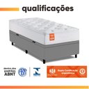 Ver imagem 5 de Cama Box Baú Colchão Solteiro Molas Ensacadas Real 88x188x68cm Branco / Cinza Inducol