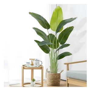 Bananeira Artificial Grande Planta para Decoração Sala 160cm.