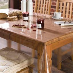 Toalha Mesa Plastico Transparente Pvc 1,00x1,40 - 0,15mm - 4